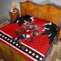Champions Canada Hockey Quilt Fierce Beaver on Ice