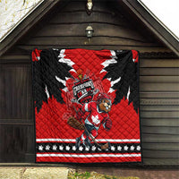 Champions Canada Hockey Quilt Fierce Beaver on Ice