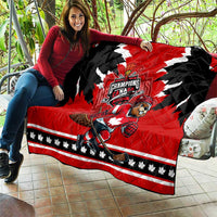 Champions Canada Hockey Quilt Fierce Beaver on Ice