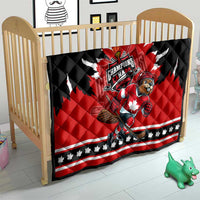 Champions Canada Hockey Quilt Fierce Beaver on Ice