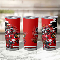 Champions Canada Hockey Tumbler Cup Fierce Beaver on Ice