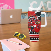 Champions Canada Hockey Tumbler With Handle Fierce Beaver on Ice
