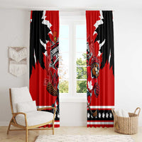 Champions Canada Hockey Window Curtain Fierce Beaver on Ice