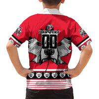 Personalized Polar Bear Hockey Canada Hawaiian Shirt Maple Leaf Ice Warrior