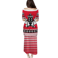 Personalized Polar Bear Hockey Canada Puletasi Maple Leaf Ice Warrior