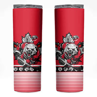 Polar Bear Hockey Canada Skinny Tumbler Maple Leaf Ice Warrior