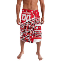 Personalized Canada Hockey Helmet Lavalava Maple Leaf Pattern