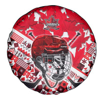 Canada Hockey Helmet Spare Tire Cover Maple Leaf Pattern