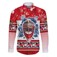 Personalized Canada Elite Hockey Family Matching Puletasi and Hawaiian Shirt Champions Spirit