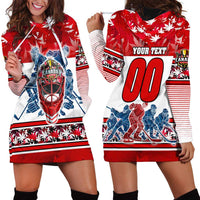 Personalized Canada Elite Hockey Hoodie Dress Champions Spirit