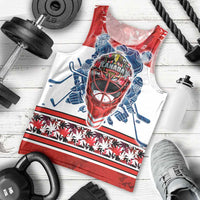 Personalized Canada Elite Hockey Men Tank Top Champions Spirit