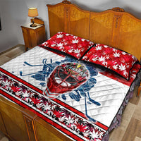 Canada Elite Hockey Quilt Bed Set Champions Spirit