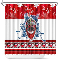 Canada Elite Hockey Shower Curtain Champions Spirit