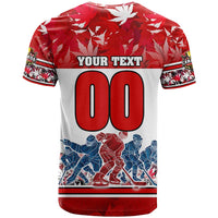 Personalized Canada Elite Hockey T Shirt Champions Spirit