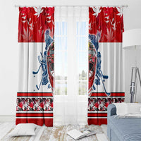 Canada Elite Hockey Window Curtain Champions Spirit