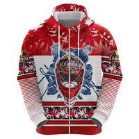 Personalized Canada Elite Hockey Zip Hoodie Champions Spirit