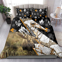 Moose Hunting Bedding Set Autumn Wilderness Adventure Camo