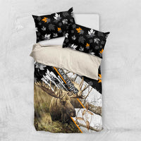 Moose Hunting Bedding Set Autumn Wilderness Adventure Camo