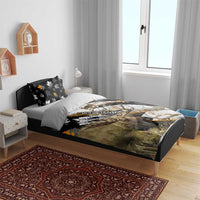 Moose Hunting Bedding Set Autumn Wilderness Adventure Camo