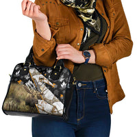 Moose Hunting Shoulder Handbag Autumn Wilderness Adventure Camo