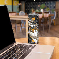 Moose Hunting Skinny Tumbler Autumn Wilderness Adventure Camo