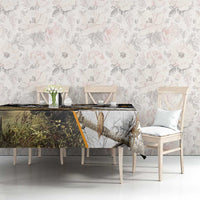 Moose Hunting Tablecloth Autumn Wilderness Adventure Camo