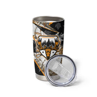 Moose Hunting Tumbler Cup Autumn Wilderness Adventure Camo