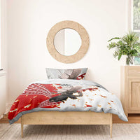 Moose Hunting Bedding Set Canada Maple Leaf