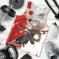 Moose Hunting Men Tank Top Canada Maple Leaf