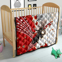 Moose Hunting Quilt Canada Maple Leaf