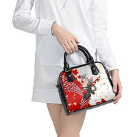 Moose Hunting Shoulder Handbag Canada Maple Leaf