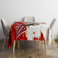 Moose Hunting Tablecloth Canada Maple Leaf
