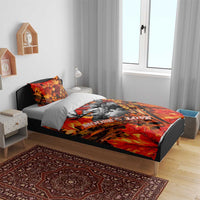 Moose Love Bedding Set Maple Leaf Autumn Passion