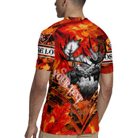 Personalized Moose Love Rugby Jersey Maple Leaf Autumn Passion