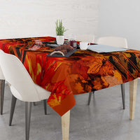 Moose Love Tablecloth Maple Leaf Autumn Passion