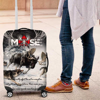 The Wolves Hunting Moose Luggage Cover
