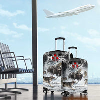 The Wolves Hunting Moose Luggage Cover