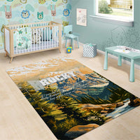 The Beauty of Rocky Mountains Area Rug