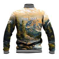 The Beauty of Rocky Mountains Baseball Jacket