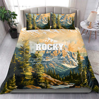 The Beauty of Rocky Mountains Bedding Set