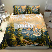 The Beauty of Rocky Mountains Bedding Set