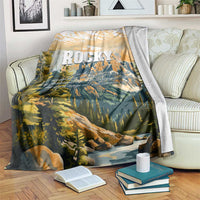 The Beauty of Rocky Mountains Blanket