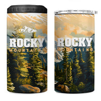 The Beauty of Rocky Mountains 4 in 1 Can Cooler Tumbler