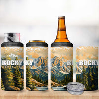 The Beauty of Rocky Mountains 4 in 1 Can Cooler Tumbler
