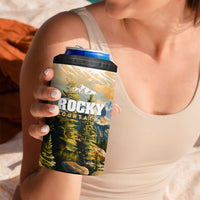 The Beauty of Rocky Mountains 4 in 1 Can Cooler Tumbler