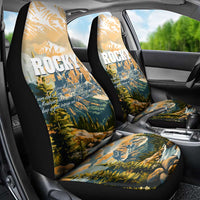 The Beauty of Rocky Mountains Car Seat Cover