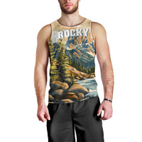 The Beauty of Rocky Mountains Men Tank Top