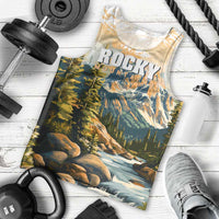 The Beauty of Rocky Mountains Men Tank Top