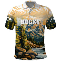 The Beauty of Rocky Mountains Polo Shirt