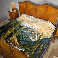 The Beauty of Rocky Mountains Quilt